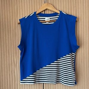 Anthropologie Maeve Ribbed Muscle Tee